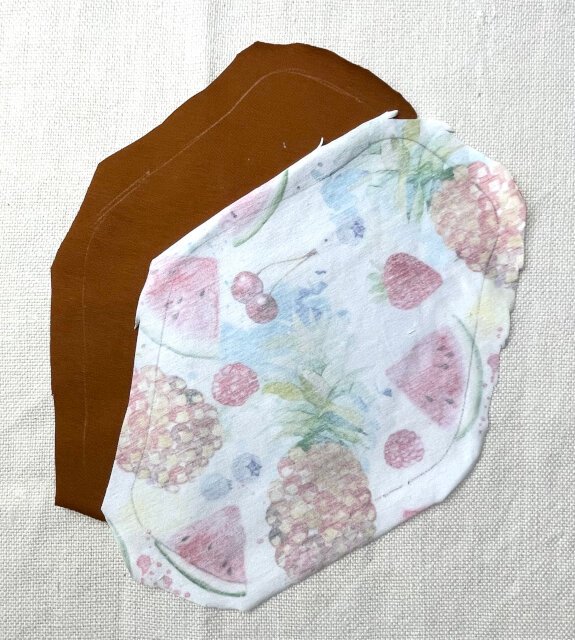 How to sew comfortable sanitary pad Adding seam allowance