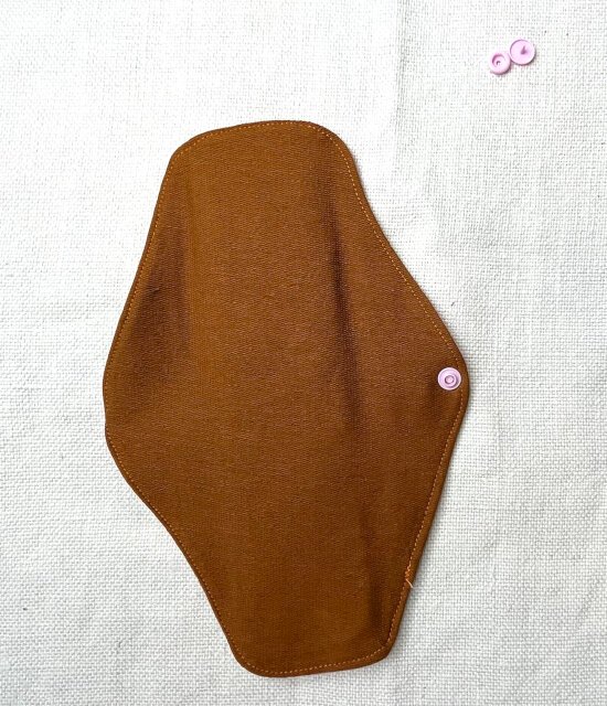 How to sew comfortable sanitary pad Adding stud snap.