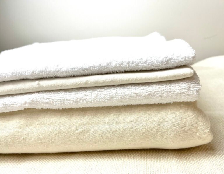 Stack of absorbent fabrics