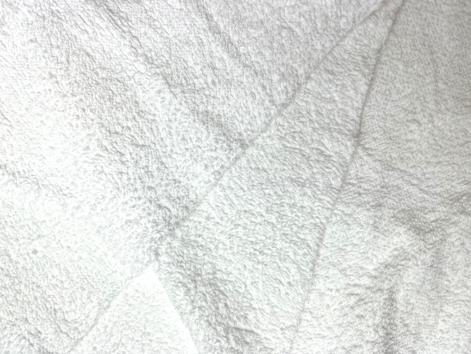 The most reliable absorbent materials for reusable pads Cotton towelling fabric
