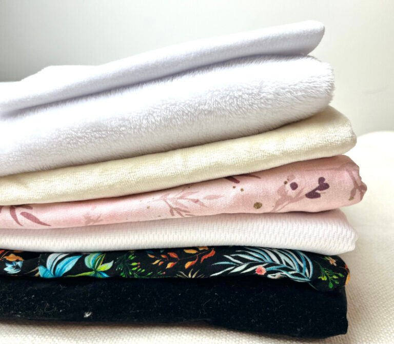 Stack of top layer fabrics