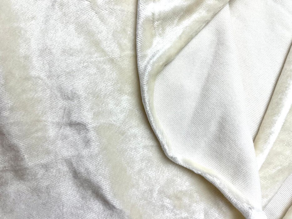 Bamboo viscose velour