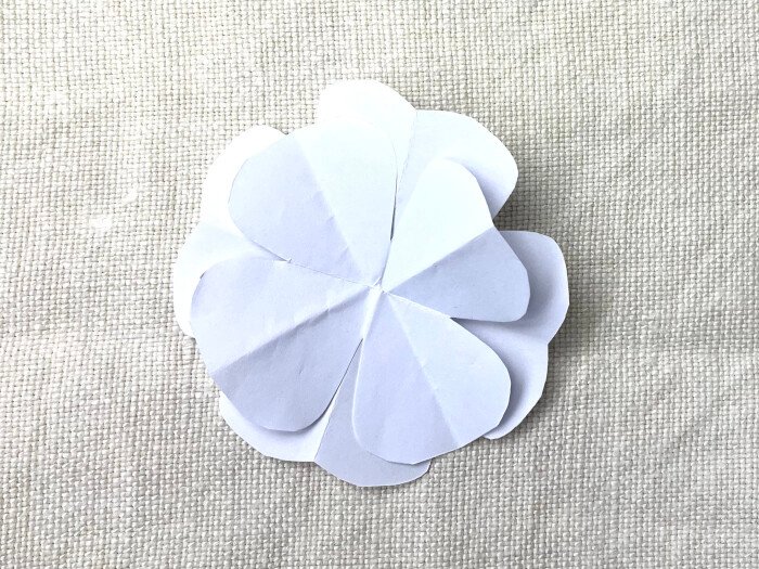 Two patterns of Remembrance Day poppy overlapping