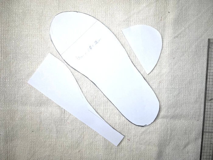 All pattern pieces cut out