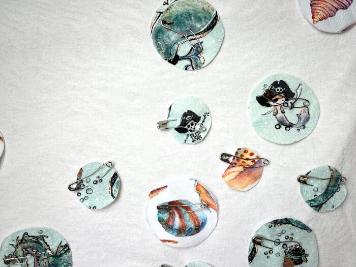 Spots on front of the T-shirt