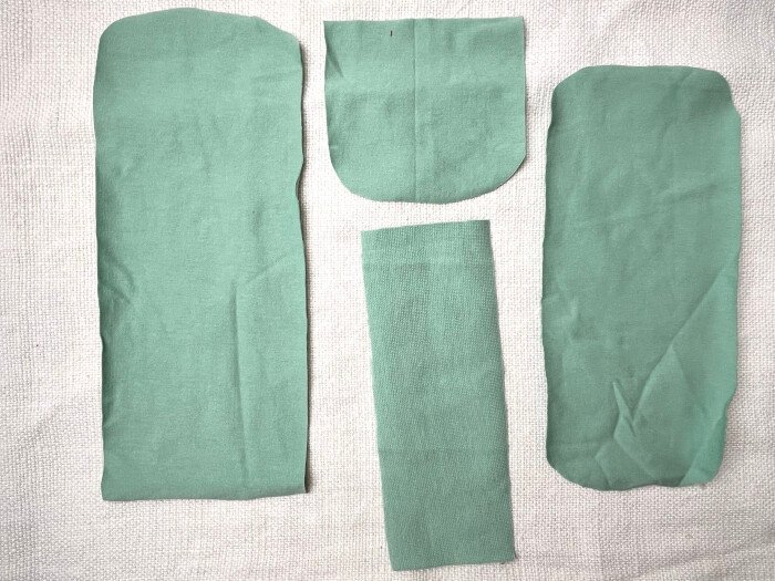 How to Draft and Sew Socks at Home: Easy DIY Guide Cutting out sock parts from fabric