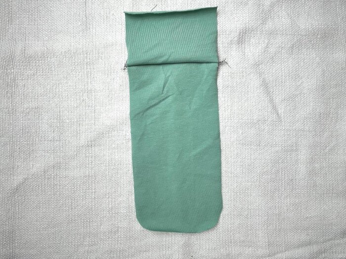 How to Draft and Sew Socks at Home: Easy DIY Guide Attaching the top piece to the sole - back piece for DIY socks