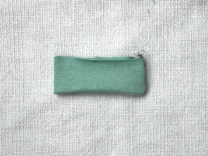 How to Draft and Sew Socks at Home: Easy DIY Guide Folding the cuff for the DIY socks