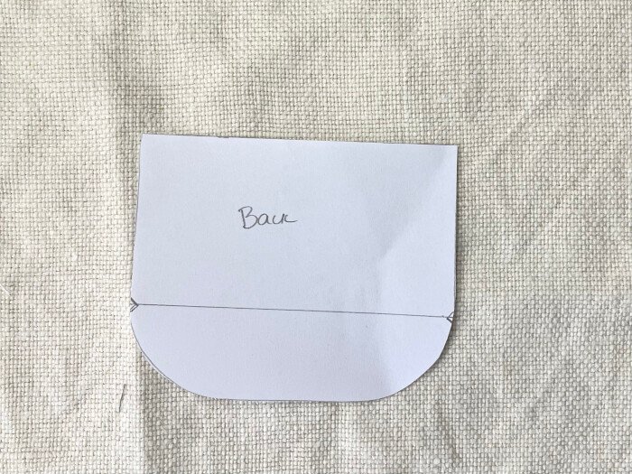 How to Draft and Sew Socks at Home: Easy DIY Guide Cutting out back pattern for handmade sock pattern