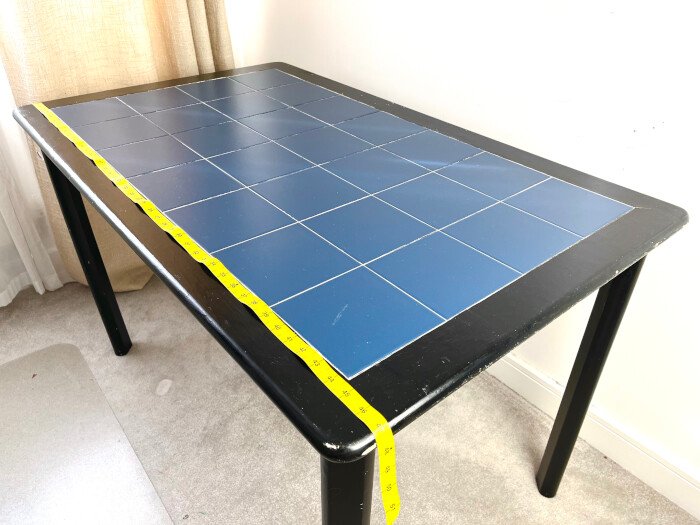 Measure your table length from edge to edge for an accurate fit.