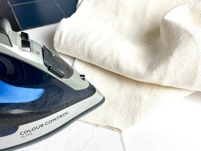 Steam press the seam as sewn to blend the stitches.