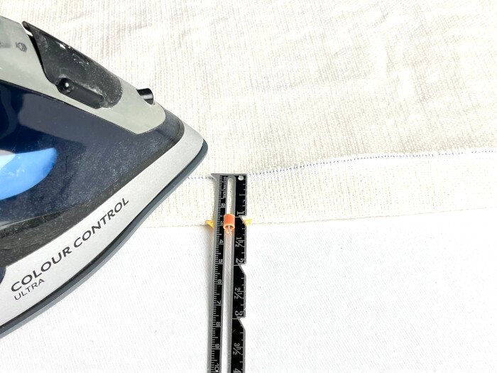 Press the hem allowance.