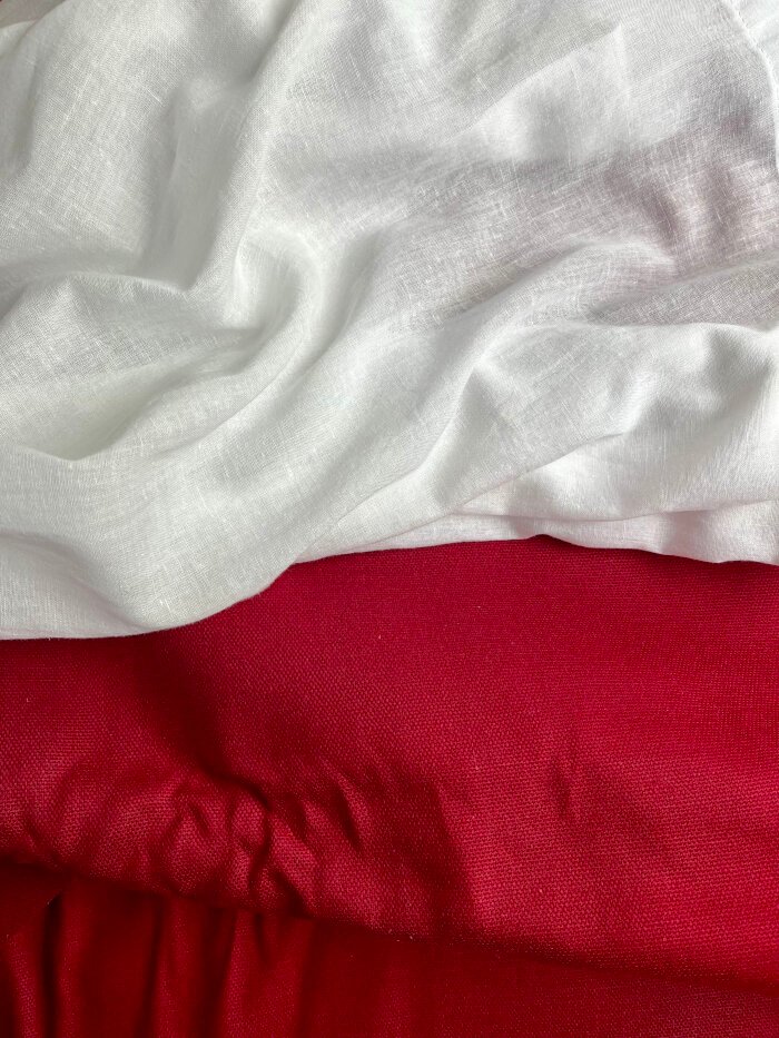 Choosing the Best Natural Fibres for Garment Sewing Comparison of lightweight cotton voile versus heavy-weight cotton canvas showing drape.