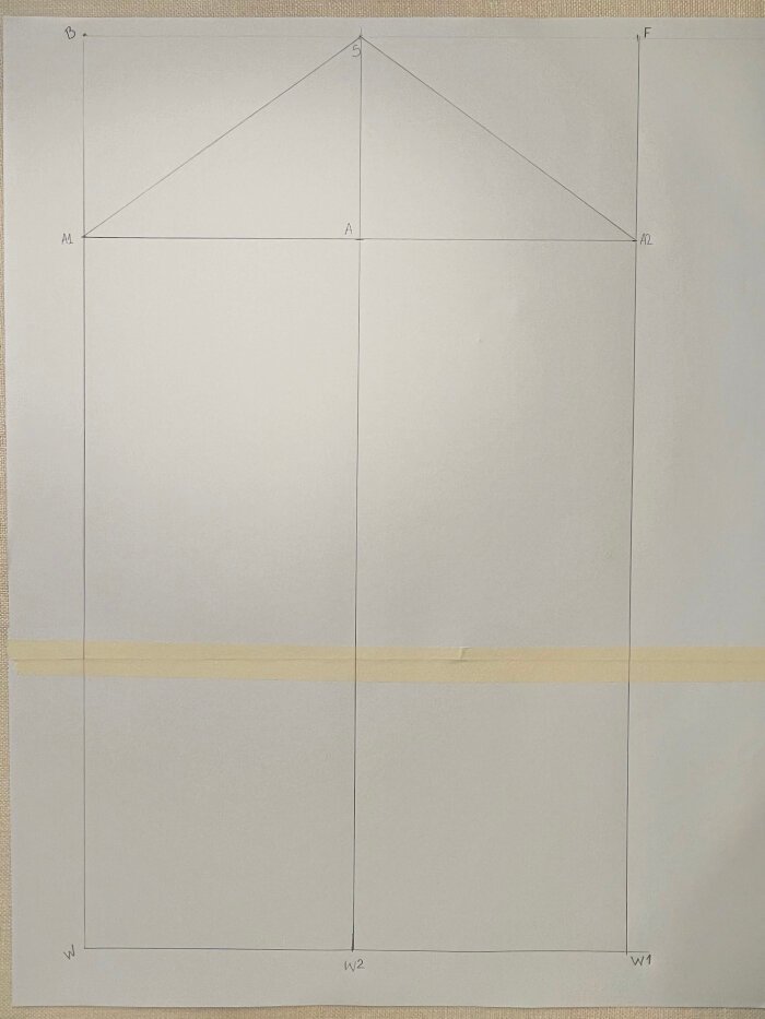 Marking sleeve crown sides on the sleeve block.