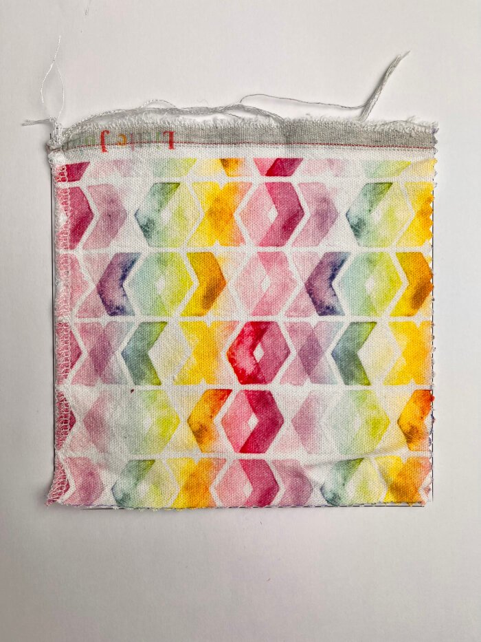 Linen fabric prepared before prewash