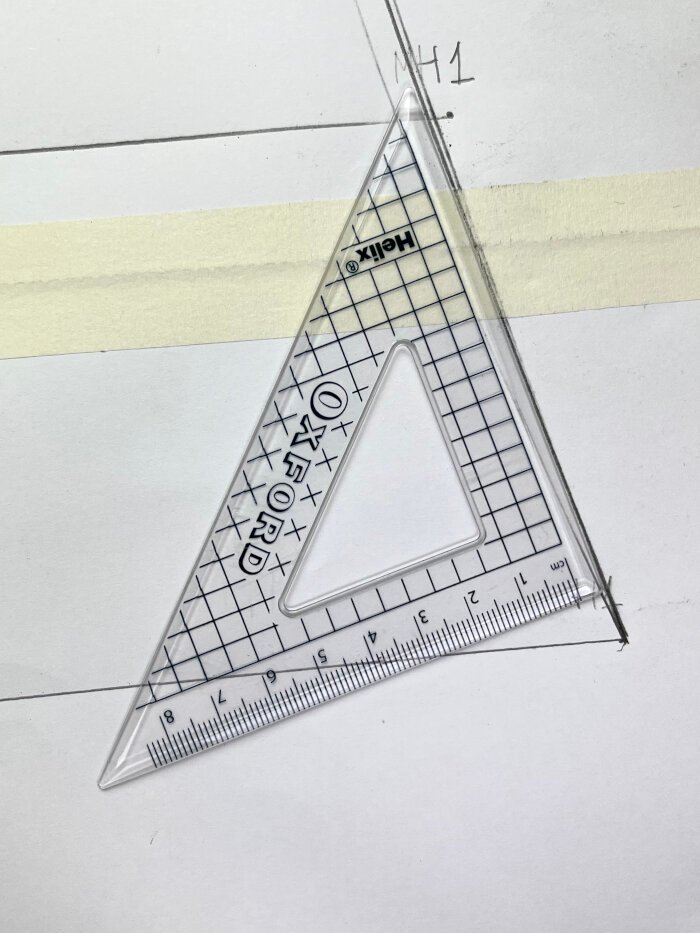 Adjusting side seams for hip angle on a T-shirt bodice pattern