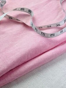 Colourfast dyed hemp fabric ready to be sewn into a handmade garment
