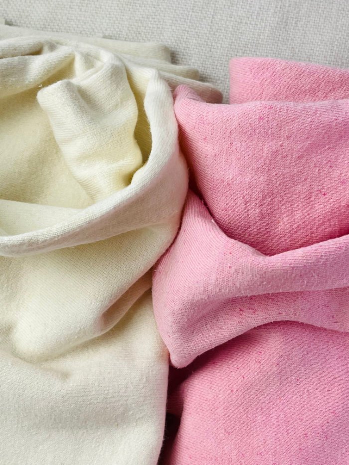 Comparison of hemp fabric thickness before and after dyeing and washing