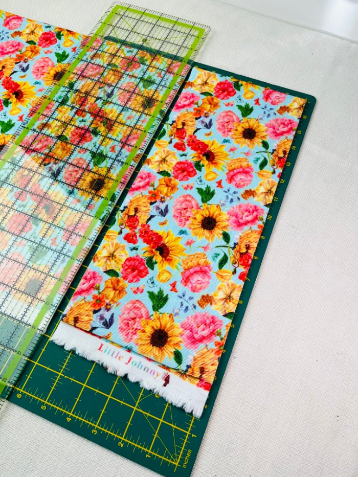 How to Sew a Hair Scrunchie: 4 Easy Methods Using Less Fabric (Beginner-Friendly) Cutting fabric into equal-width strips for sewing hair scrunchies with minimal fabric waste