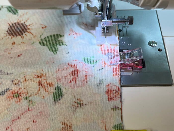 How to Sew a Hair Scrunchie: 4 Easy Methods Using Less Fabric (Beginner-Friendly) Sewing short fabric ends together to form loop for burrito method scrunchie