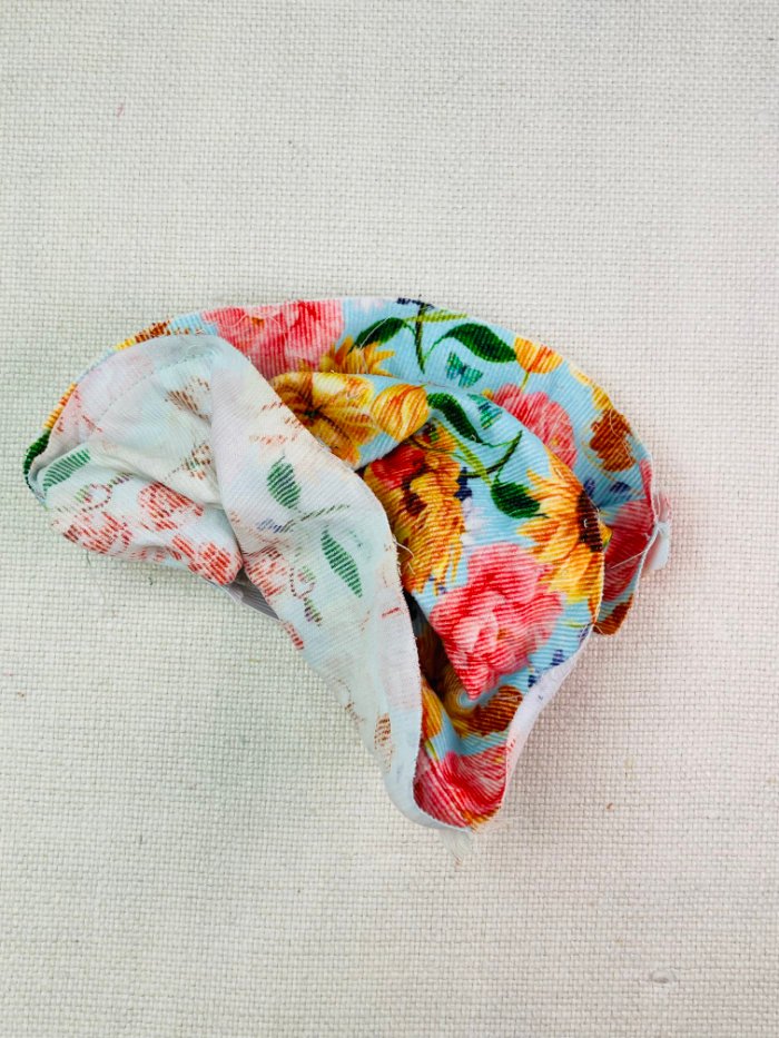 How to Sew a Hair Scrunchie: 4 Easy Methods Using Less Fabric (Beginner-Friendly) Sewing long edge while leaving turning gap using burrito method scrunchie technique