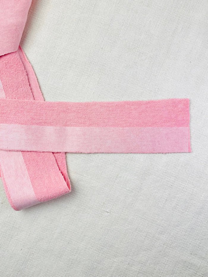 How to Sew a Wrap Skirt from an A-Line Skirt Block (Beginner) Fusing lightweight knit interfacing to one side of waistband for wrap skirt stability