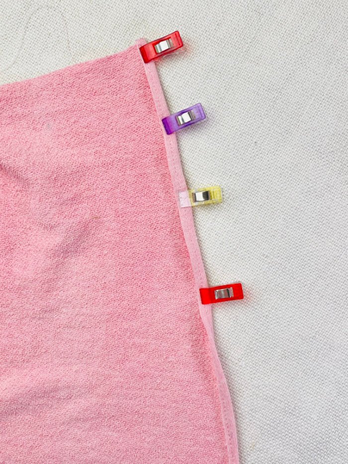 How to Sew a Wrap Skirt from an A-Line Skirt Block (Beginner) Pinning the rolled hem before final stitching to hiding raw edges