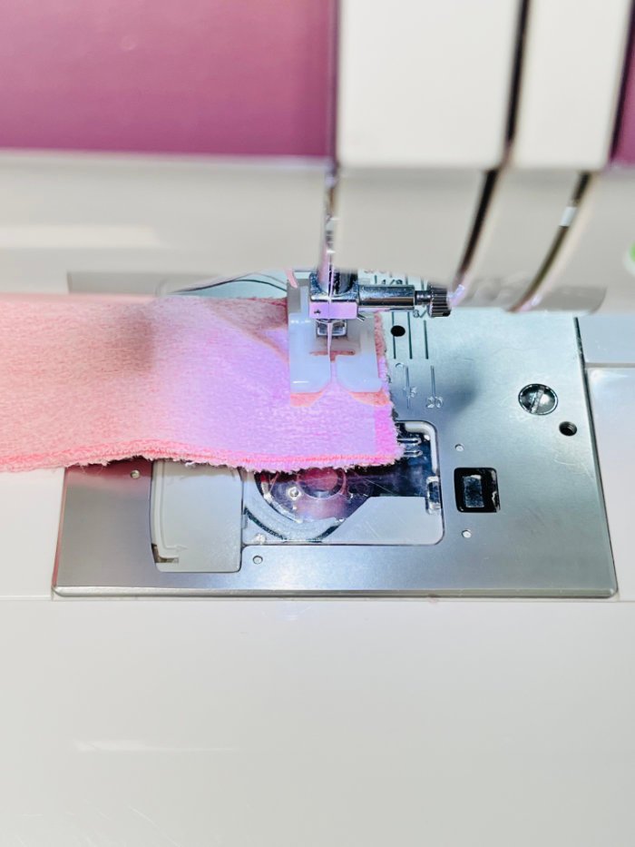 How to Sew a Wrap Skirt from an A-Line Skirt Block (Beginner) Sewing wrap skirt waistband ties with right sides together along raw edges