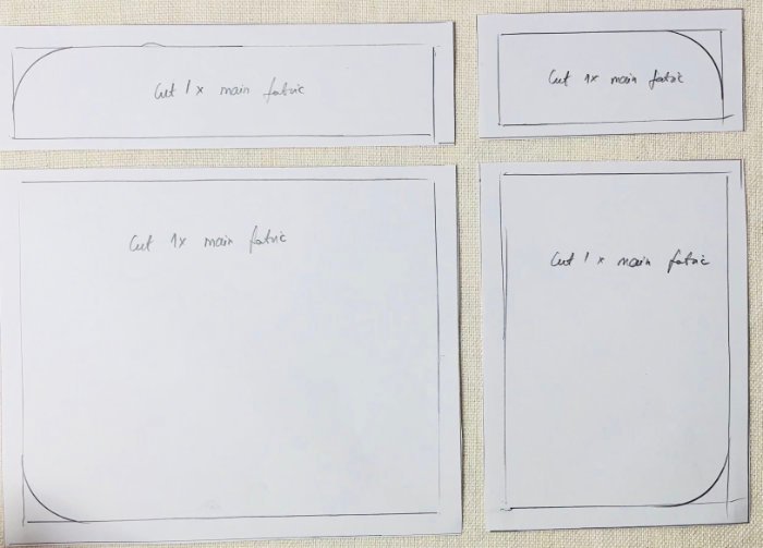 How to Draft a Laptop Bag Sewing Pattern (14″ Laptop)