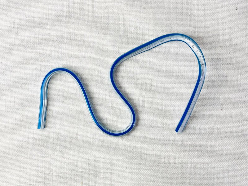 Sewing Pattern Drafting Tools You Actually Need Flexible curve ruler for shaping complex curves in fashion pattern drafting