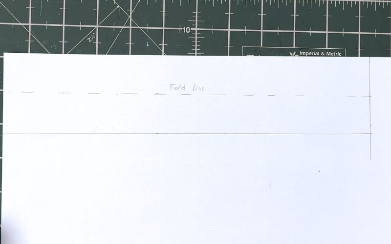 Simple straight cuff pattern drafted for elbow length or 3/4 sleeve