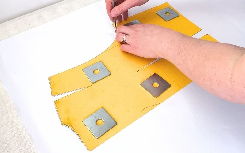 How to Modify a Basic Bodice Block for a Shirt Pattern (Step-by-Step) tracing back bodice block for shirt pattern drafting