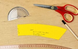 how to draft a shirt collar pattern step by step from collar stand