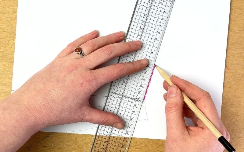 drafting collar front edge 