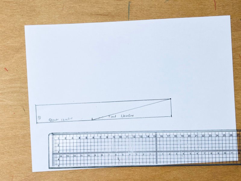 How to Draft a Collar Stand Sewing Pattern (Step-by-Step Tutorial) raising centre front by 2.5 cm for collar stand adjustment