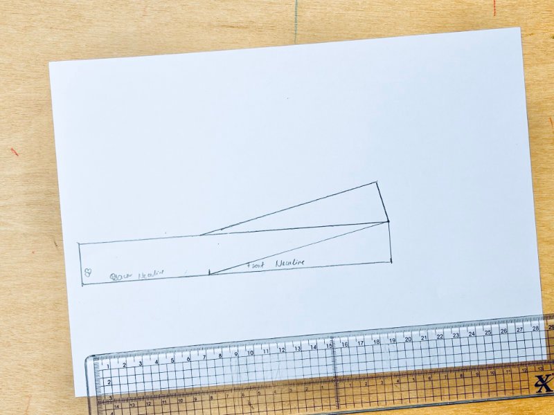 How to Draft a Collar Stand Sewing Pattern (Step-by-Step Tutorial) shaping collar stand curve to reduce neckline gaping