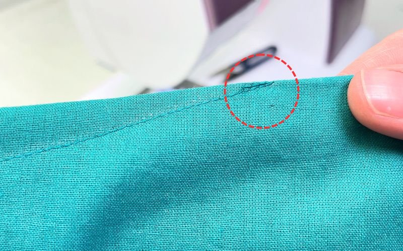 How to Sew Darts on a Shirt: Precise Marking, Transfer and Sewing Tutorial dart tip finished with backstitched into dart intake
