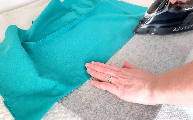 How to Sew Darts on a Shirt: Precise Marking, Transfer and Sewing Tutorial ironing dart from wrong side to blend the stitching for clean professional finish