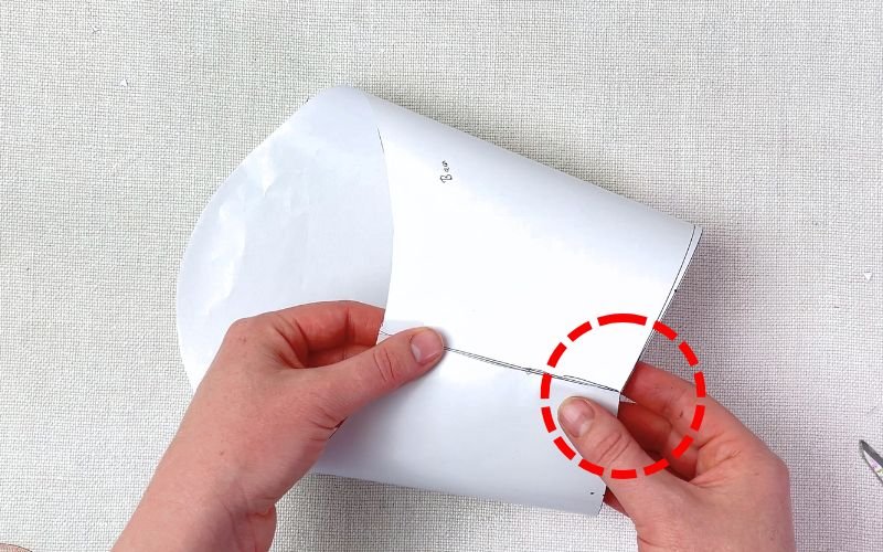 Smooth transition on short sleeve side seams