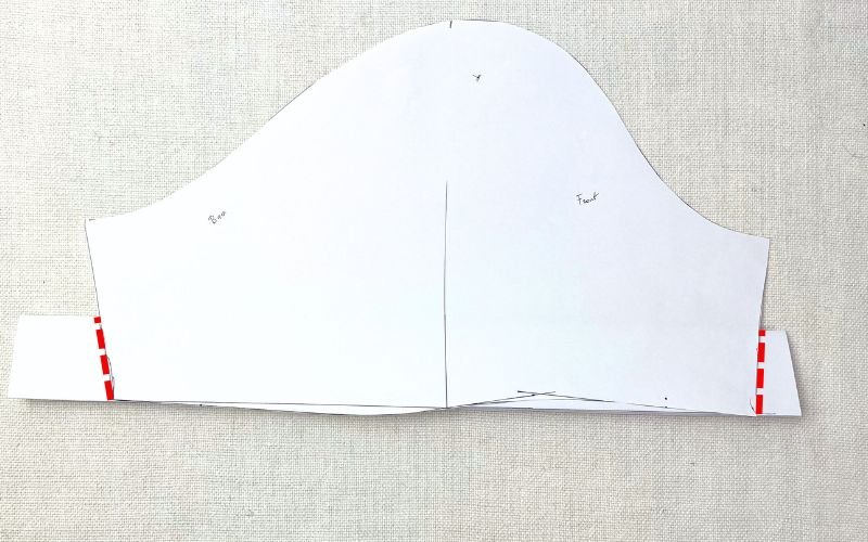 How to Draft a Roll-Up Sleeve Pattern (Step-by-Step Tutorial) Tracing sleeve side seams onto a roll-up sleeve facing pattern