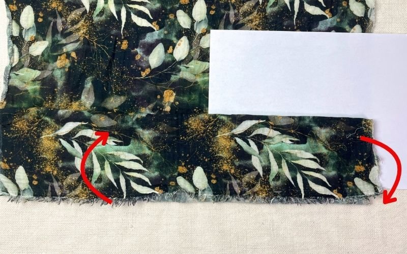 How to Draft a Roll-Up Sleeve Pattern (Step-by-Step Tutorial) Fabric folded upward and downward to create a roll-up sleeve effect
