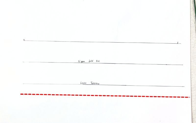 How to Draft a Roll-Up Sleeve Pattern (Step-by-Step Tutorial) Pattern piece drafted to hide the wrong side of fabric in a roll-up sleeve