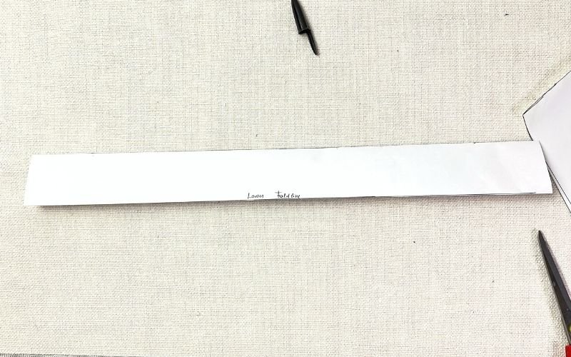 How to Draft a Roll-Up Sleeve Pattern (Step-by-Step Tutorial) The roll-up facing folded before adjusting side seams for a better fit