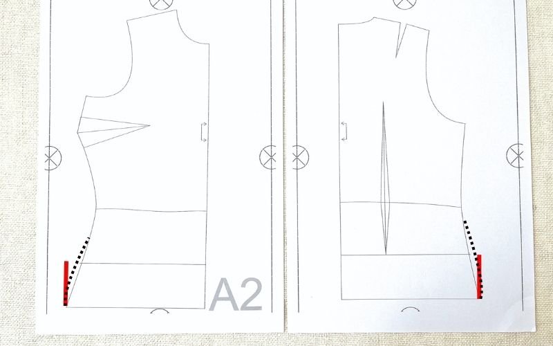 How to Eliminate a Pointy Side Seam (Why It Happens and How to Fix It) Creating a 90-degree hem angle on a bodice pattern without raising the side seam
