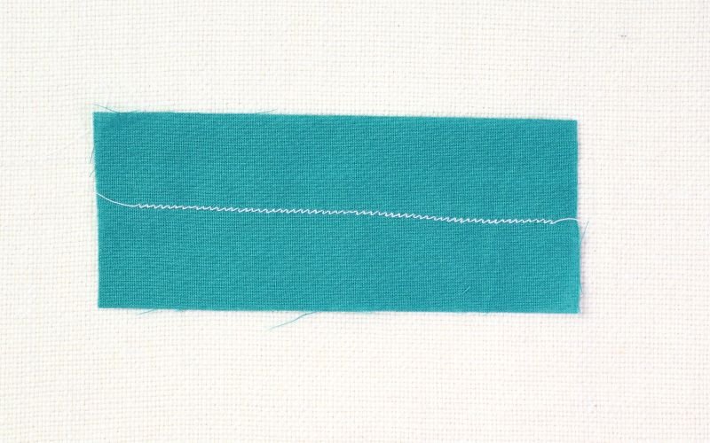 9 Basic Sewing Stitches Every Beginner Must Master Stretch stitch sample demonstrating a flexible seam for sewing jersey and stretch garments