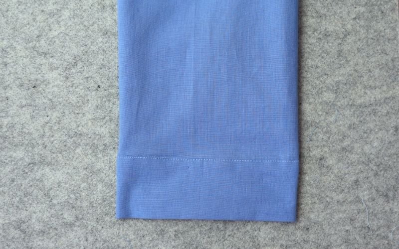 How to Sew Roll-Up Sleeves: Step-by-Step Guide Finished seam inside a roll-up sleeve extension